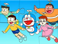 Mchezo Jigsaw puzzle: Doraemon kuruka online