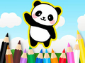 Mchezo Kitabu cha Kuchorea: Cute Panda  online