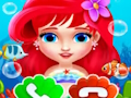Mchezo Simu ya Baby Princess Mermaid  online