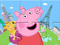 Mchezo Jigsaw puzzle: Peppa kusafiri kuzunguka online