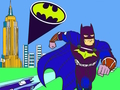 Mchezo Batman katuni kuchorea online