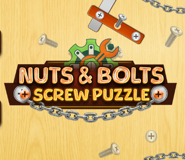 Mchezo Wood Bolts Nuts Parafujo Pin Puzzle  online