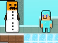 Mchezo Noob dhidi ya Pro Snowman  online