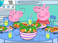 Mchezo Jigsaw puzzle: wakati wa chakula cha jioni cha Peppa online