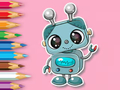 Mchezo Kitabu cha Kuchorea: Robot ya Tabasamu  online