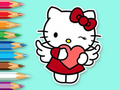 Mchezo Kitabu cha Kuchorea: Upendo Kitty  online