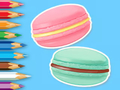 Mchezo Kitabu cha kuchorea: Macaron  online