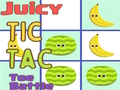 Mchezo Vita vya Juicy Tic Tac Toe  online