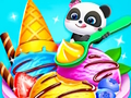 Mchezo Mtoto Panda Ice Cream Lori  online