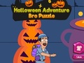 Mchezo Halloween adventure bro puzzle online