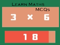 Mchezo Jifunze Hisabati MCQs  online