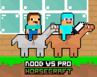 Mchezo Noob dhidi ya Pro Horsecraft  online