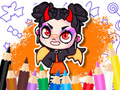 Mchezo Kitabu cha Kuchorea: Avatar World Cute Ibilisi  online