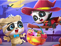 Mchezo Jigsaw Puzzle: Baby Panda Halloween online