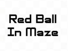 Mchezo Mpira Mwekundu Katika Maze  online