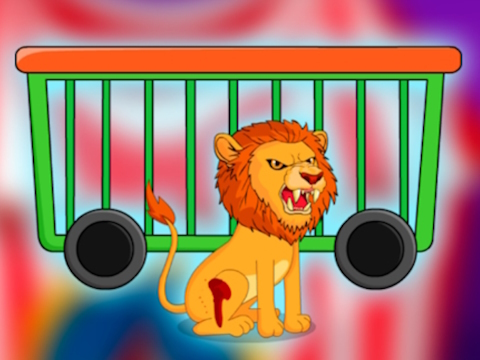 Mchezo Msaada kwa Simba wa Circus Aliyejeruhiwa  online