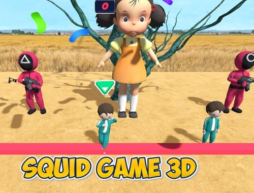 Mchezo Mchezo wa Squid 3D  online