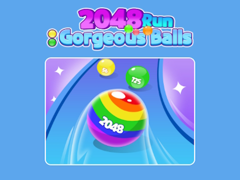 Mchezo Mbio za 2048: Mipira Mizuri  online