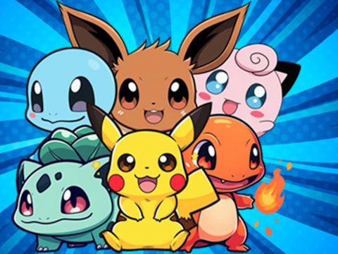 Mchezo Kitabu cha Kuchorea cha Pokemon  online