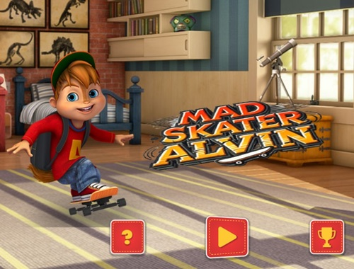 Mchezo Mwendawazimu Skater Alvin  online