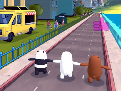 Mchezo Sisi Bare Bears Bear Parkour  online