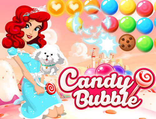 Mchezo Bubble ya pipi  online