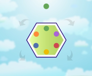 Mchezo Dots za Hexa  online