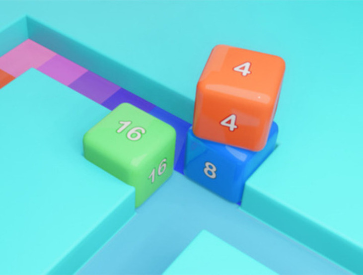 Mchezo Mchemraba wa Maze 2048  online