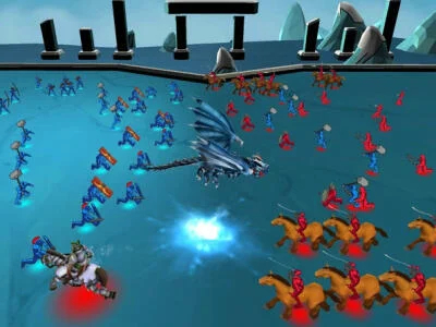 Mchezo Simulator ya Vita - Sandbox  online