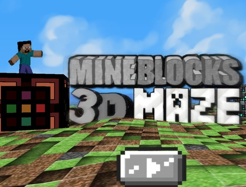 Mchezo Mineblocks 3d maze online