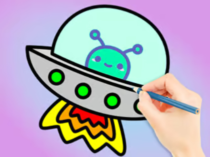 Mchezo Kitabu cha Kuchorea: Galaxy Wander  online