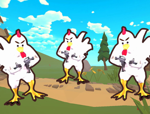 Mchezo Mpiga kuku io  online