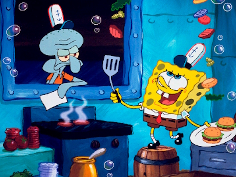 Mchezo Spongebob Tafuta Tofauti  online