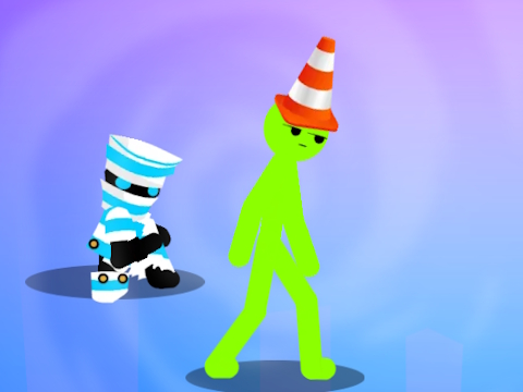 Mchezo Mwalimu wa Parkour: Mbio za Stickman  online