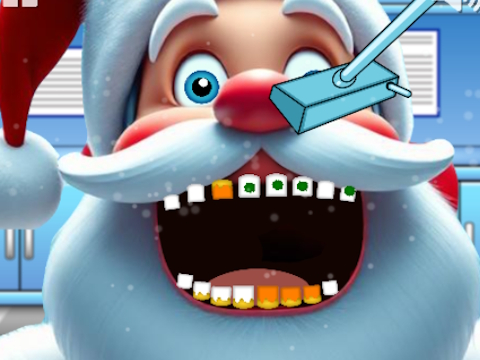 Mchezo Santa Daktari wa meno  online