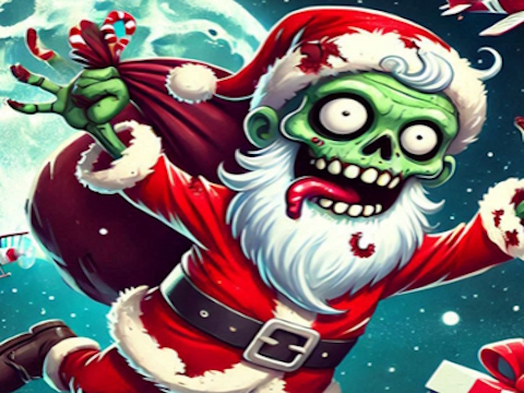 Mchezo Mchezo wa Flappy Zombie Santa Krismasi  online
