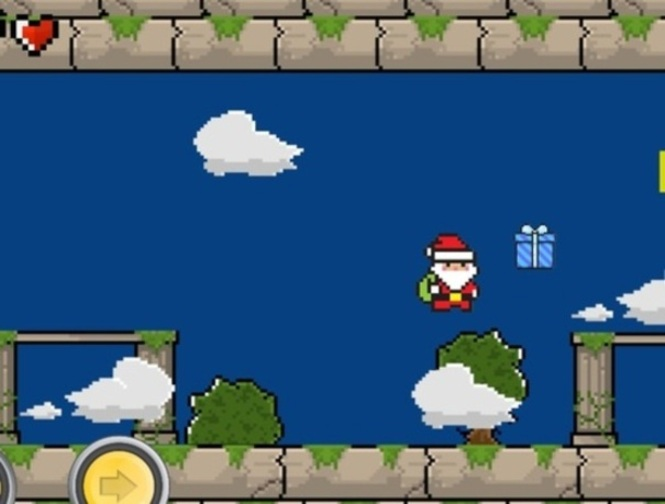 Mchezo Retro Santa online