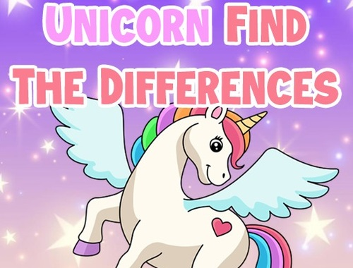 Mchezo Unicorn Tafuta Tofauti  online