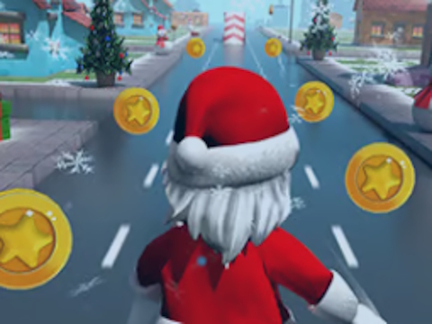 Mchezo Mbio za Santa Roblox  online