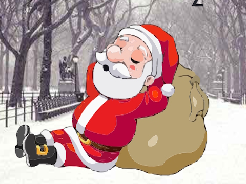 Mchezo Amka Santa Aliyelala  online