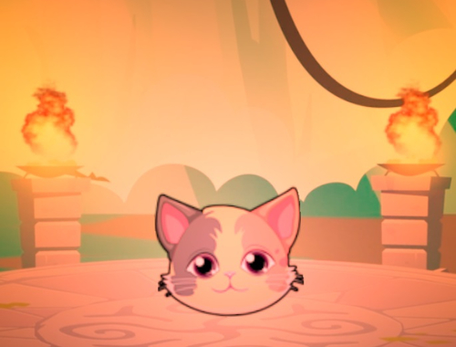 Mchezo Kitty Roll online