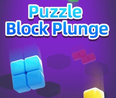 Mchezo Puzzle block plunge online
