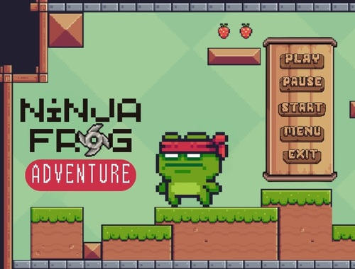 Mchezo Ninja Frog Adventure online
