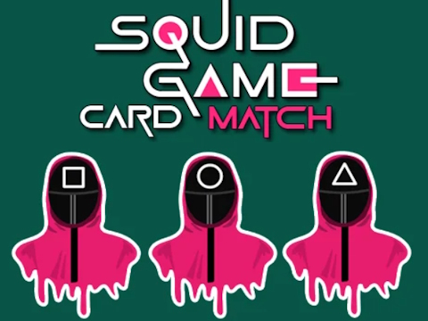 Mchezo Squid Mchezo Kadi ya Kumbukumbu Match  online