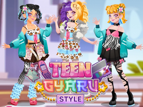 Mchezo Mtindo wa Gyaru wa Vijana  online