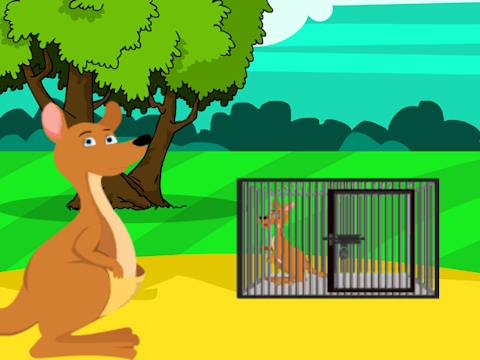 Mchezo Uokoaji wa Mtoto wa Kangaroo kutoka kwa Cage  online