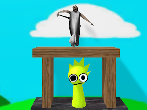 Mchezo Sprunki x Granny Incredibox online