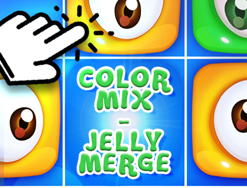 Mchezo Mchanganyiko wa Rangi - Jelly Unganisha  online