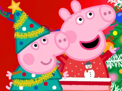 Mchezo Jigsaw Puzzle: Peppa Nguruwe Maandalizi ya Krismasi  online