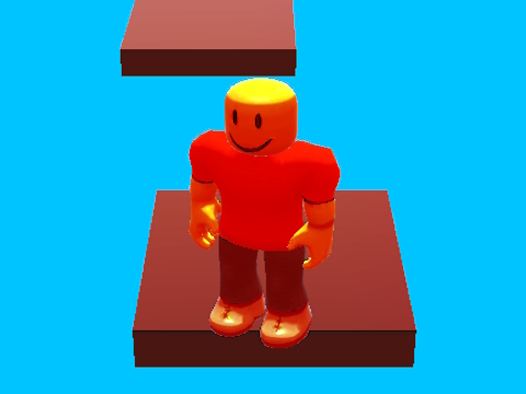 Mchezo Roblox obby: Juu tu  online